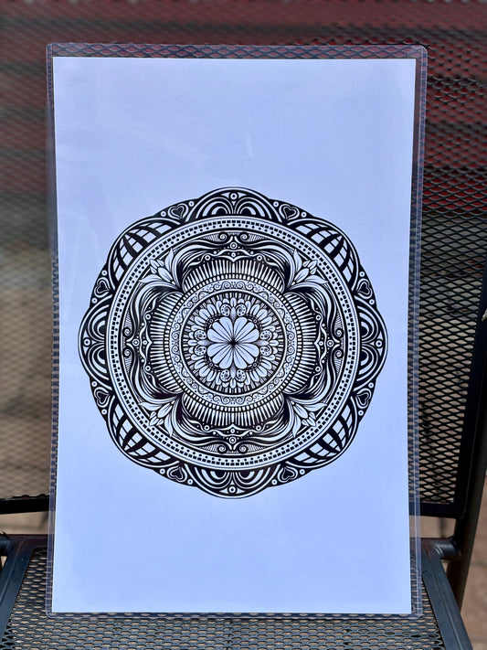 The Show, Jumbo Mandala coloring page